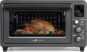 VAL CUCINA infrared heating air fryer toaster oven combo